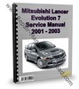 Thumbnail Mitsubishi Lancer Evolution 7 Evo Service Repair Manual