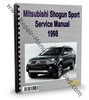 Thumbnail Mitsubishi Montero Pajero Sport 1998 Service Repair Manual