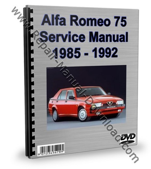 Product picture Alfa Romeo 75 Service Repair Manual Workshop Download