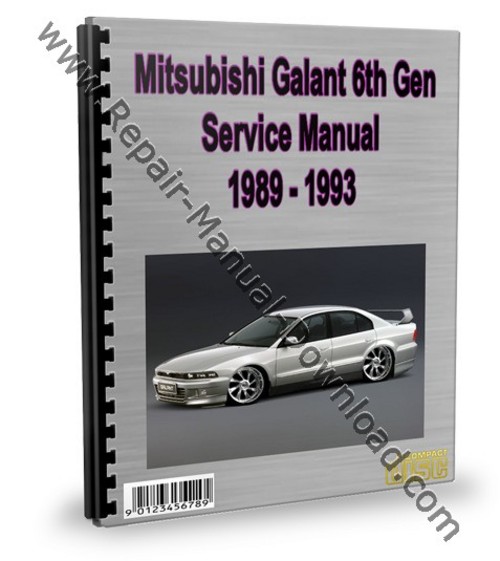 Product picture Mitsubishi Galant 6th Gen 1989 - 1993 Service Repair Manual