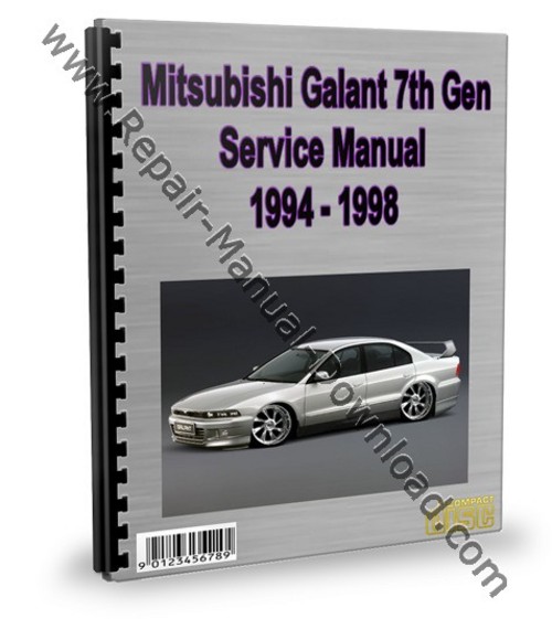 Product picture Mitsubishi Galant 7th Gen 1994 - 1998 Service Repair Manual