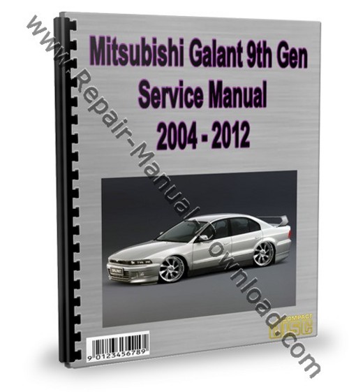 Product picture Mitsubishi Galant 9th Gen 2004 - 2012 Service Repair Manual