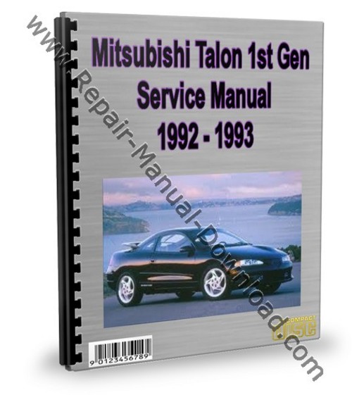 Product picture Mitsubishi Talon 1st Gen 1992 - 1993 Service Repair Manual